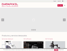 Tablet Screenshot of datapixel.com